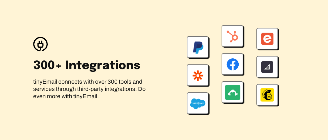 TinyEmail Integrations Display - Exploring Options in Moosend vs TinyEmail