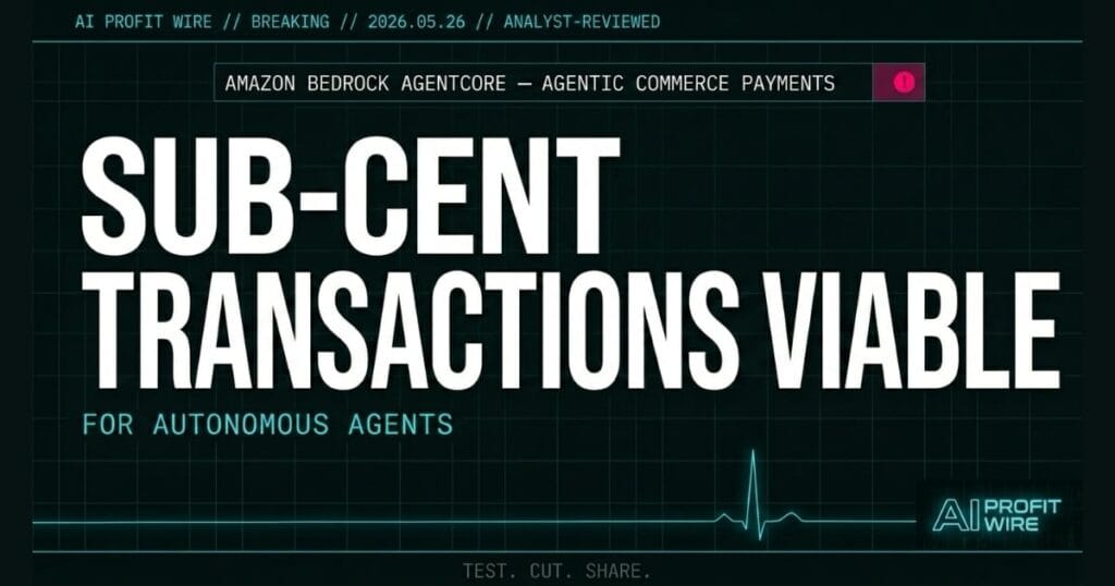 Amazon Bedrock AgentCore Payments for Agentic Commerce