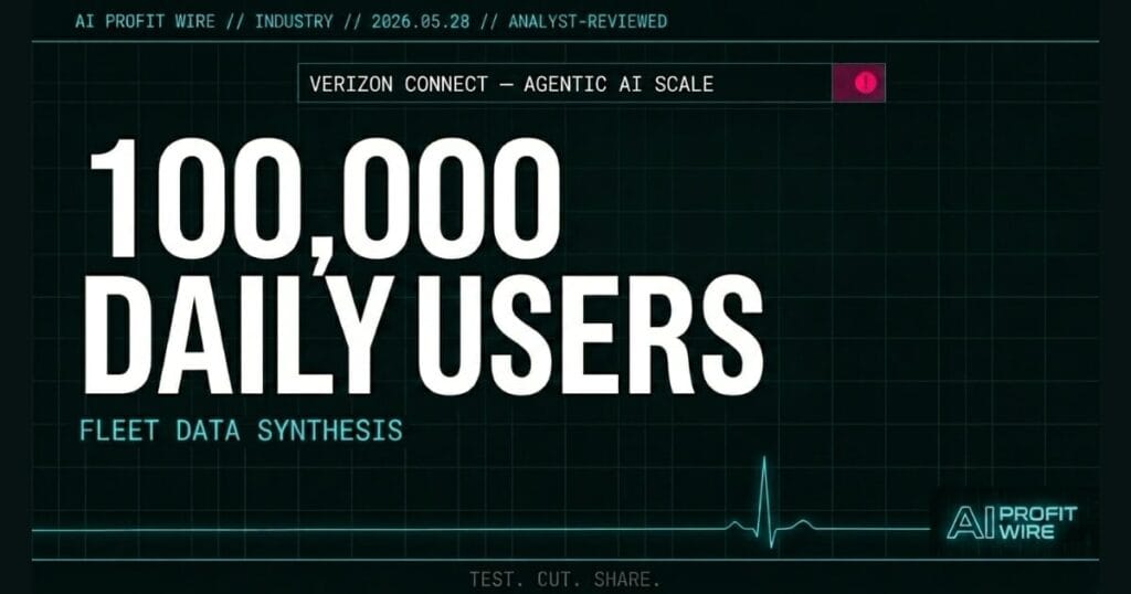 Verizon Connect Scales Agentic AI to 100,000 Users