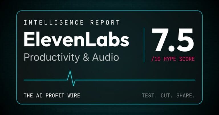 ElevenLabs Intelligence Report