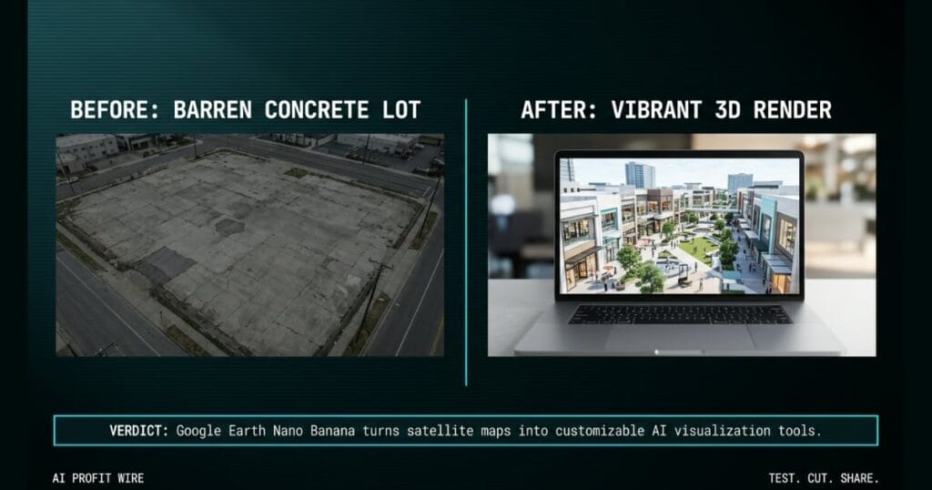 Google Earth Nano Banana AI Transforms Real Estate Visualizations