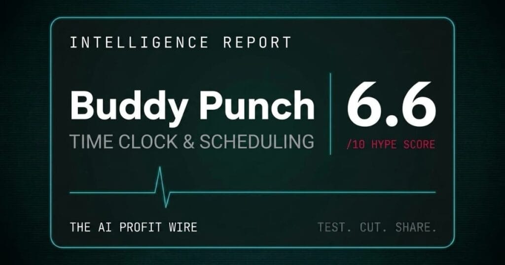 Buddy Punch Intelligence Report, Hype Score 6.6 out of 10