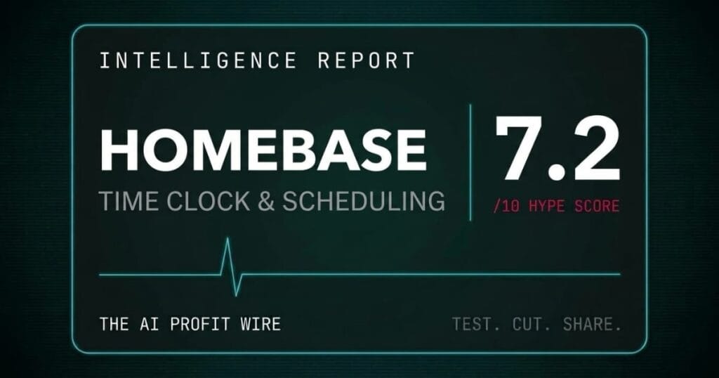 Homebase Intelligence Report, Hype Score 7.2 out of 10